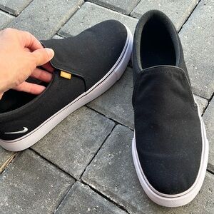 Nike slip on canvas shoes
